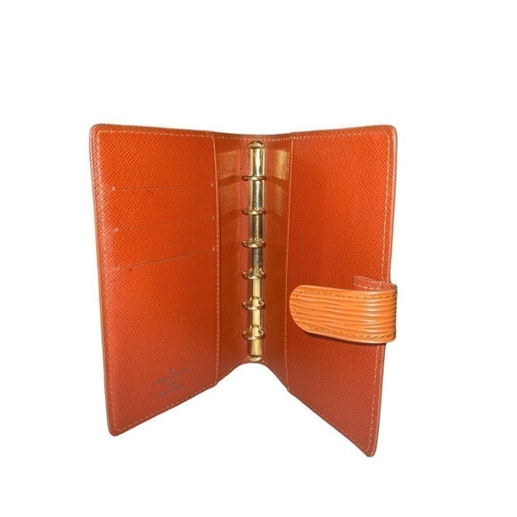 LOUIS VUITTON Epi Leather Agenda Cover Orange CA0998 - Picture 7 of 15